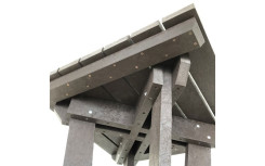 MANGE DEBOUT PLASTIQUE RECYCLE GRISE