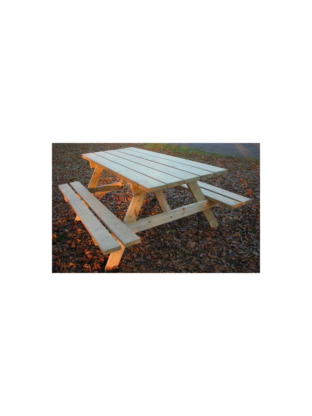 TABLE PIQUE NIQUE VOSGES NATUREL