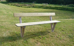 BANC ALTHEA EN PIN LONGUEUR 2000 mm