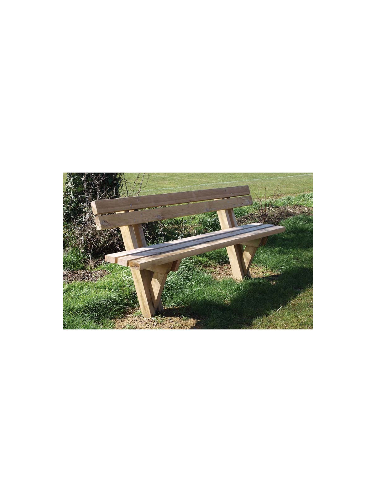 BANC PUBLIC EN BOIS LAURINE
BANC AVEC DOSSIER POUR PARC ET ESPACE VERT