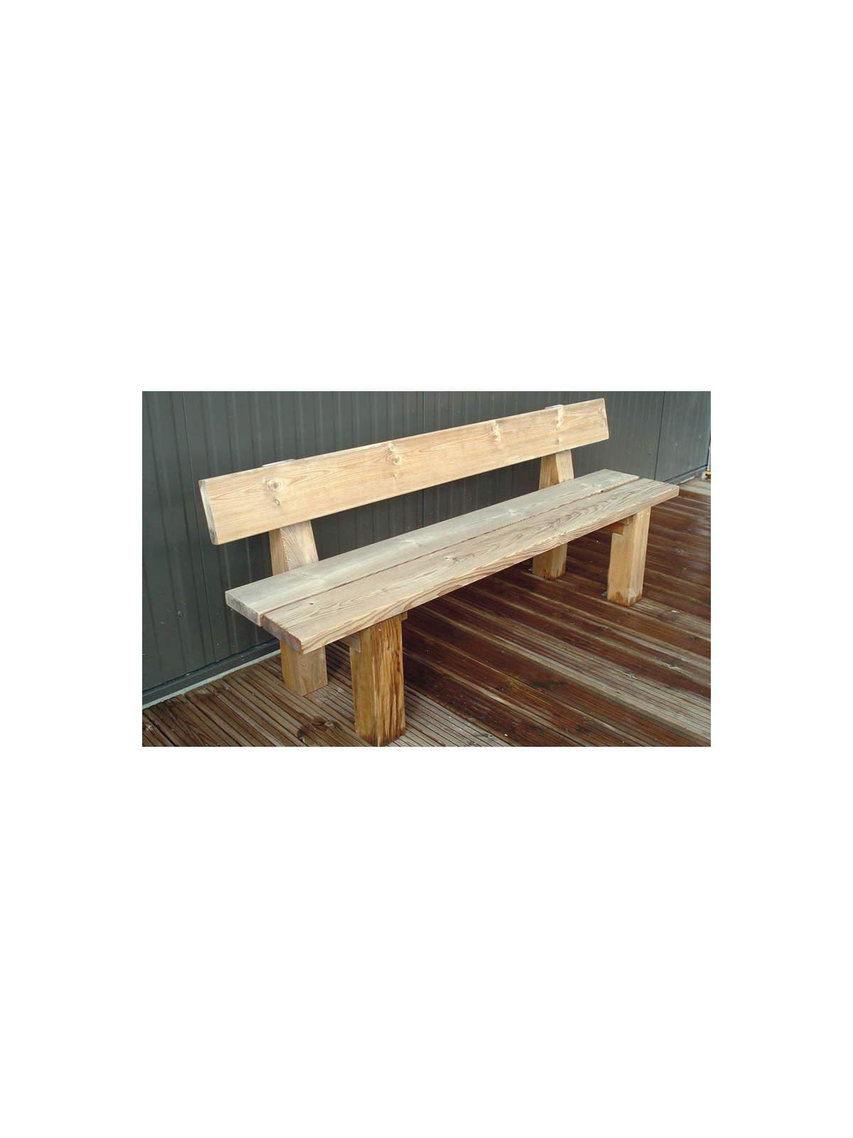 BANC EN BOIS OTIS POUR COLLECTIVITÉ ET MUNICIPALITÉ
MOBILIER URBAIN EN PIN MATIÈRE NATUREL