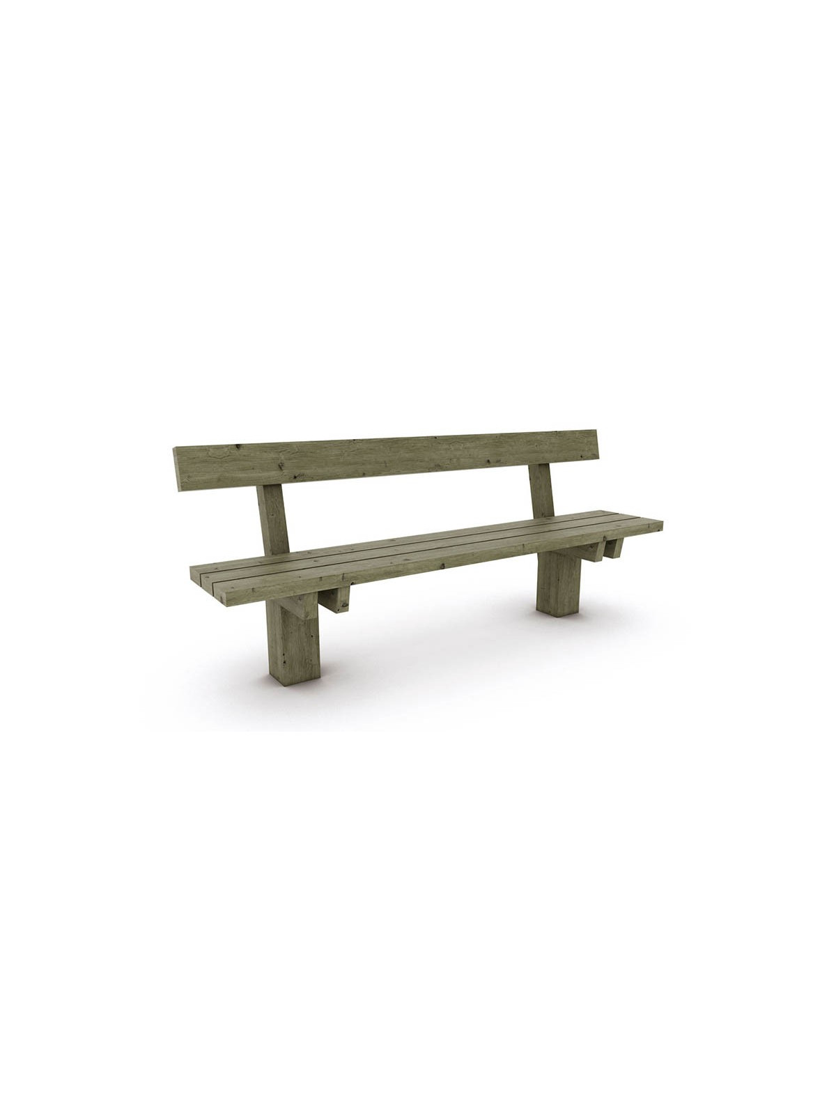 BANC SAULE VERSION PIN TRAITE CLASSE 4 MOBILIER URBAIN NATUREL POUR ENVIRONNEMENT PUBLIC EXTERIEUR