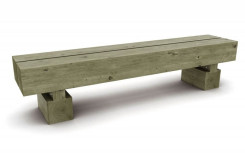 BANQUETTE EN BOIS SABLINE
BANC SANS DOSSIER NATUREL SABLINE