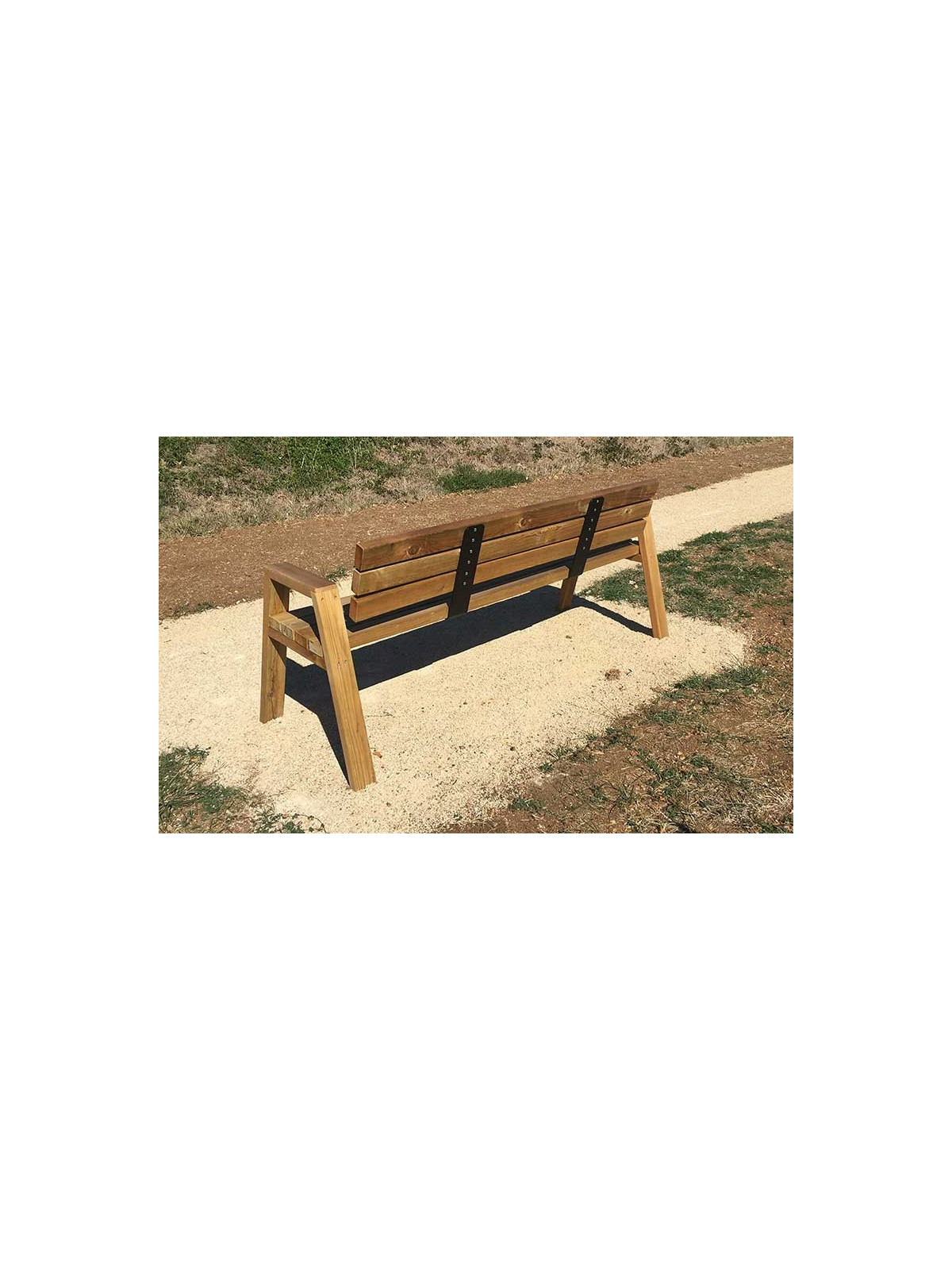 BANC MOULIERE PMR EN BOIS
MOBILIER URBAIN SENIOR POUR PARC ET JARDIN EXTERIEUR
