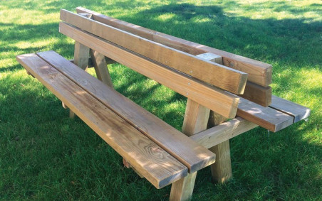 BANC EN BOIS DOUBLE PINEDE
MOBILIER URBAIN EN BOIS POUR COLLECTIVITÉ
AMENAGEMENT PARC ET JARDIN PUBLIC