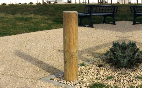 BORNE RONDE CHATAIGNIER