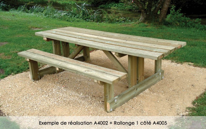 TABLE PIQUE NIQUE BOSCO PMR