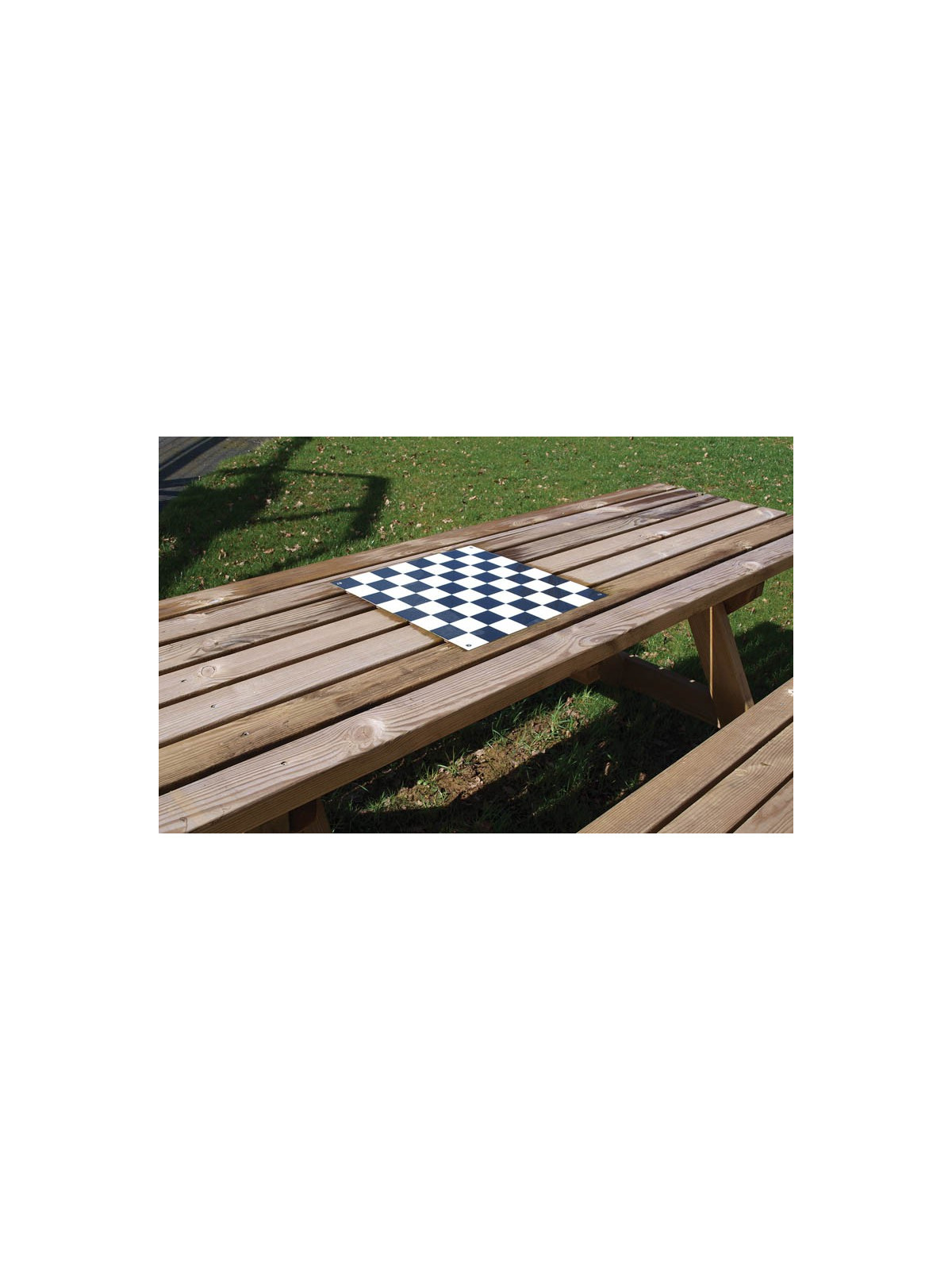PLATEAU DAMIER Pour table de pique nique BENNY, BOSCO, NARCISSE