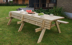 TABLE PIQUE NIQUE DROITE CANEJAN