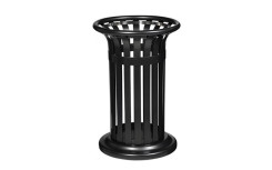 CORBEILLE TULIPE LILIA gris manganèse
POUBELLE DE VILLE POUR PARC ET JARDIN PUBLIC