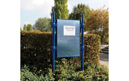 PANNEAU AFFICHAGE LIBRE H. 1225 mm - 16 A4