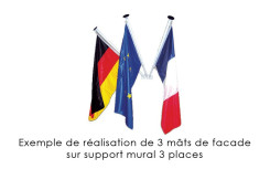 MÂT DE FAÇADE POUR PAVOISEMENT