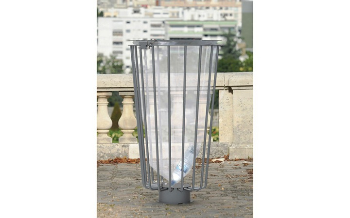 CORBEILLE EMMA VIGIPIRATE - 100 L GRIS PROCITY