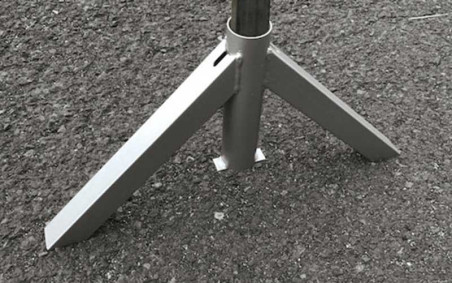 PIED AMOVIBLE POUR TUBE 30 X 30 mm