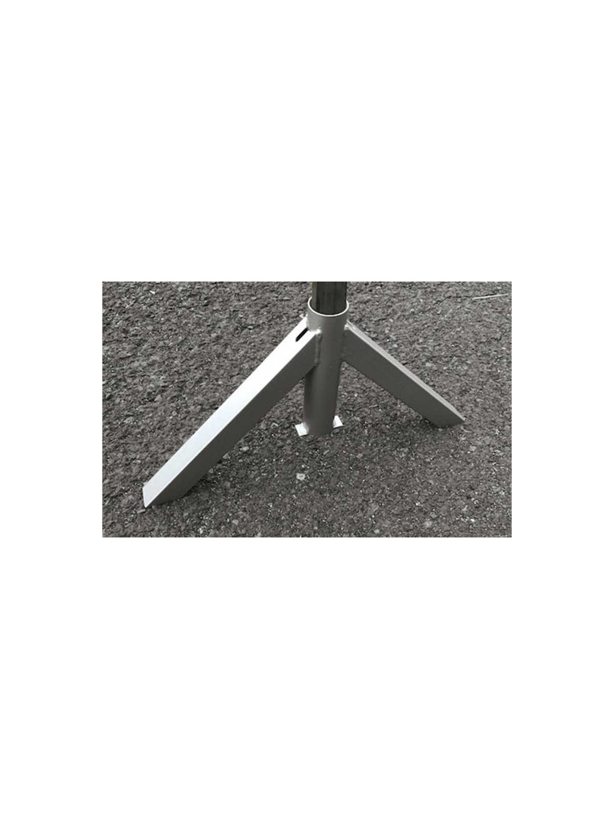 PIED AMOVIBLE POUR TUBE 30 X 30 mm