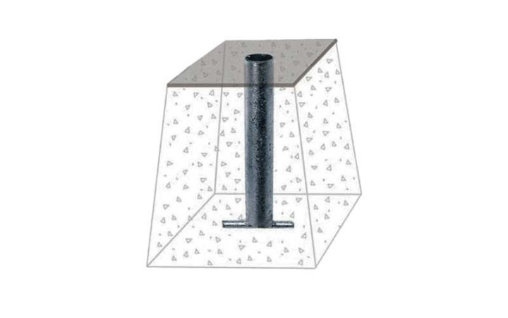 FOURREAU A SCELLER POUR MODELE ECO pour tube 30x30