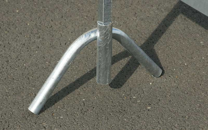 PIED AMOVIBLE POUR TUBE Ø 35