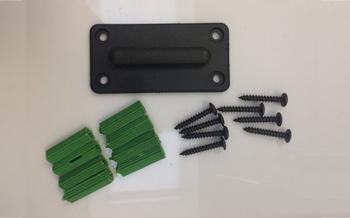 ENROULEUR A SANGLE 10 M Sangle de 10 m Larg sangle 50 mm Récepteur mural fourni