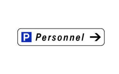 PANNEAUX D'INDICATION DE DIRECTION - PARKING PERSONNEL