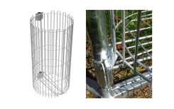 ENTOURAGE GRILLE GALVANISÉE POUR SUPPORT SAC