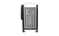 CORBEILLE GOUEX 2 FLUX AVEC CENDRIER
CORBEILLE GOUEX 2 FLUX AVEC CENDRIER POUBELLE DE RECYCLAGE ISSUE DE BRIQUES ALIMENTAIRES