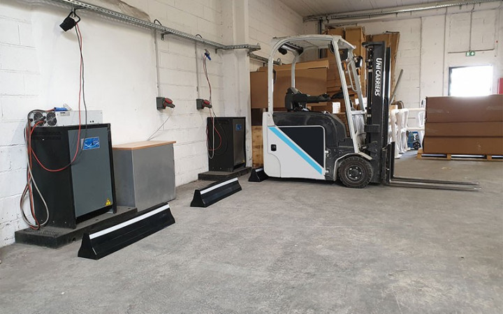 BUTEE DE PARKING POIDS LOURDS ET CHARIOT