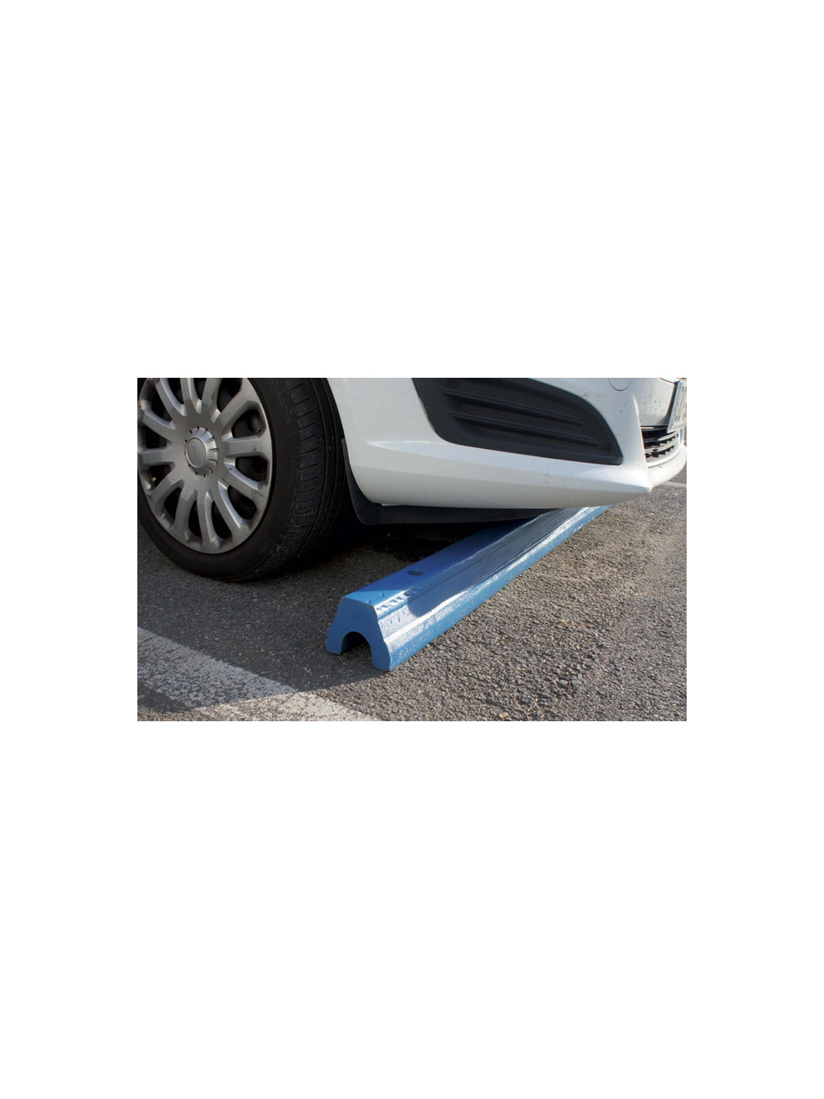 BUTEE DE PARKING POLYETHYLENE COULEUR - BLEUE