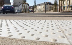 BANDE PODOTACTILE EXTERIEURE 400x600 mm - lot de 4