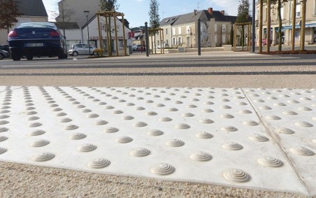 BANDE PODOTACTILE EXTERIEURE 400x600 mm - lot de 4