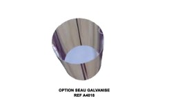SEAU GALVANISE POUR CORBEILLE 100 L