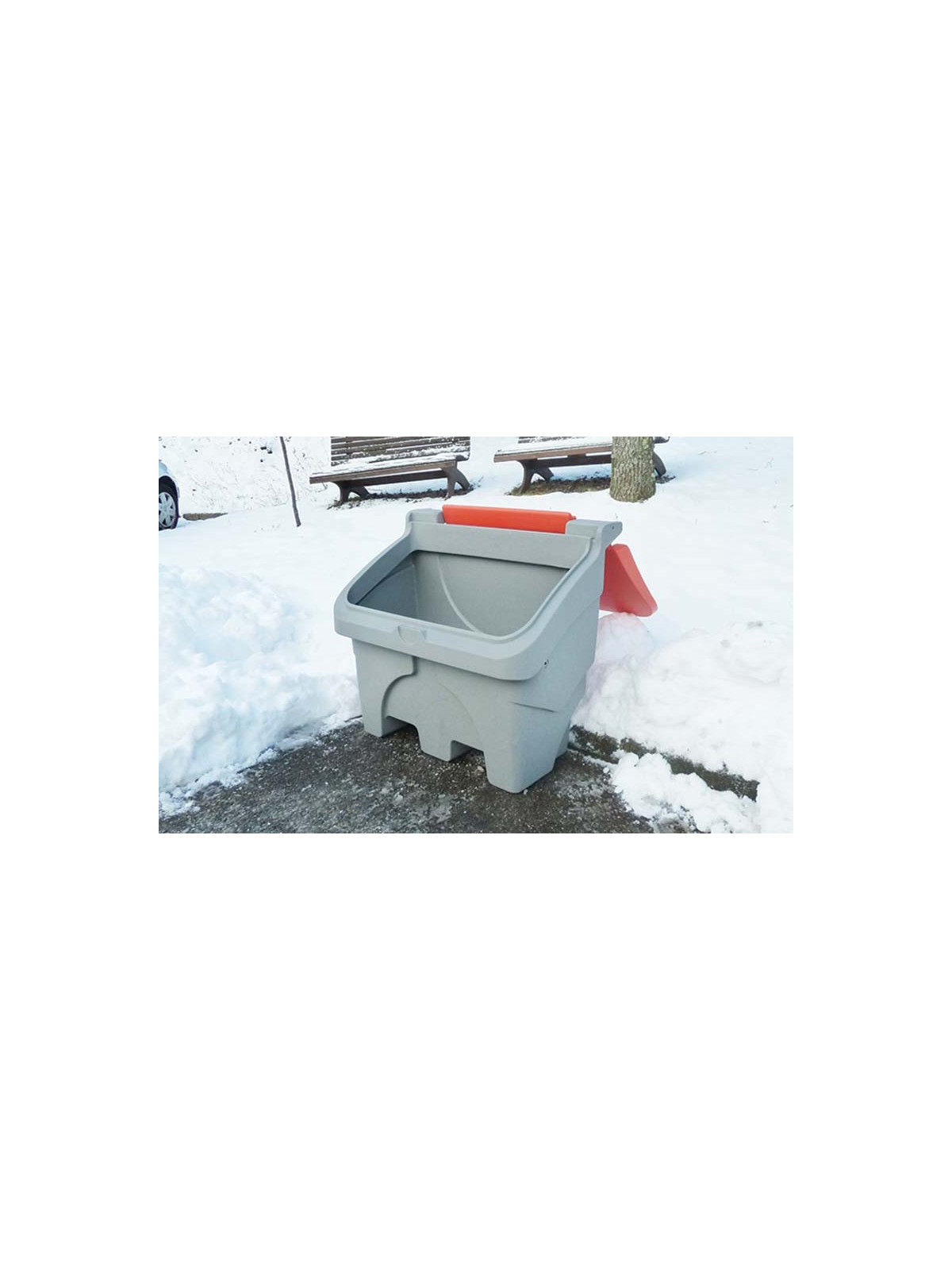 BAC A SEL / BAC A SABLE POLYETHYLENE - 130 L
BAC DE STOCKAGE SEL ET SABLE
COFFRE MUNICIPALE POUR DÉNEIGEMENT