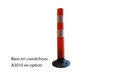 BALISE ARTICULEE DE JALONNEMENT - H. 750 mm en polyéthylène habillé d'un film rétro