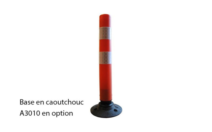 BALISE ARTICULEE DE JALONNEMENT - H. 750 mm en polyéthylène habillé d'un film rétro