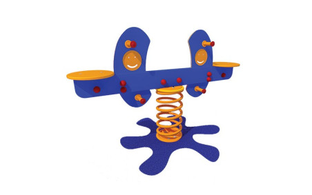 JEU SUR RESSORT EMOJI 2 PLACES POLYETHYLENE