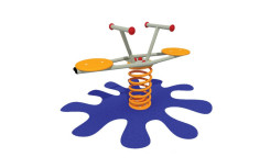 JEU SUR RESSORT YELLO BIS 2 PLACES POLYETHYLENE