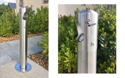 CENDRIER INOX SUR SOCLE A FIXER
CENDRIER SUR PIED 4 L ESPACE EXTÉRIEUR PROFESSIONNEL