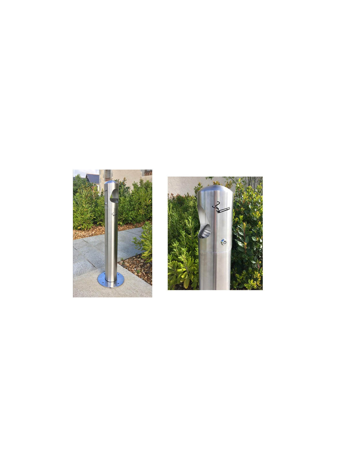 CENDRIER INOX SUR SOCLE A FIXER
CENDRIER SUR PIED 4 L ESPACE EXTÉRIEUR PROFESSIONNEL