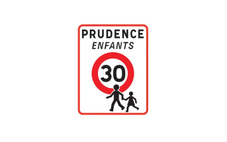 PANNEAU PRUDENCE ENFANTS - MODELE C