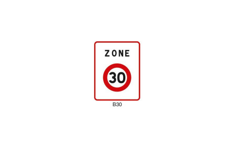 PANNEAU TYPE B30 ZONE 30
