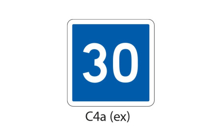 PANNEAU TYPE C / D'INDICATION C4a
