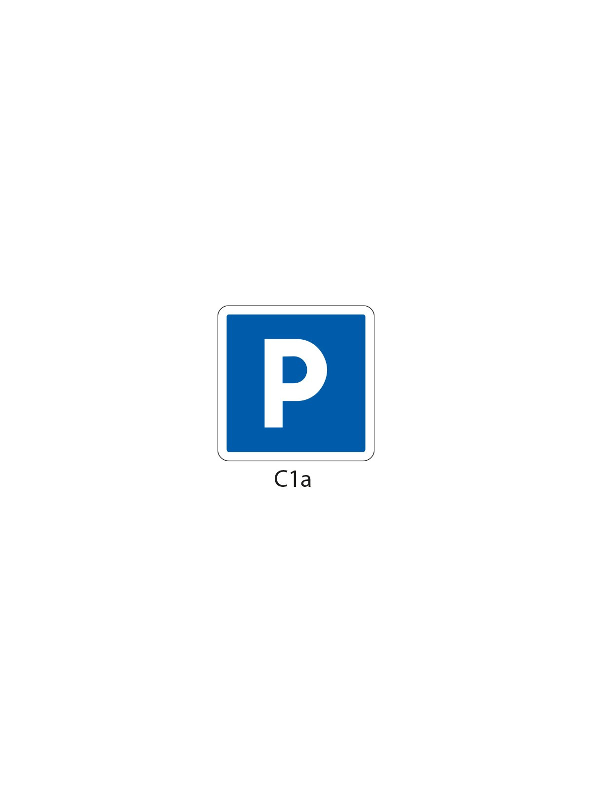 PANNEAU TYPE C / D'INDICATION C1a