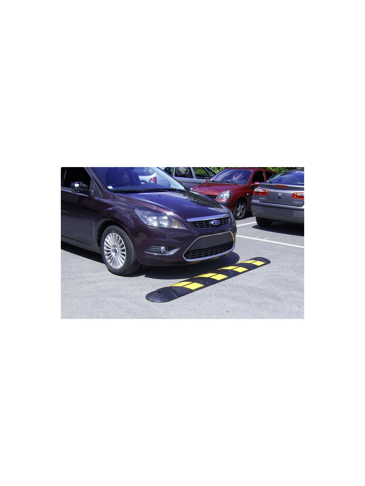 RALENTISSEUR MONOBLOC HAUTE VISIBILITE - VOIE PRIVEE