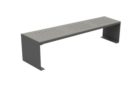 BANQUETTE MODERNE ÉLITE TOUT ACIER INTÉRIEUR EXTÉRIEUR
BANC SANS DOSSIER EN MÉTAL