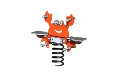 Jeu ressort crabe 2 places en HPDE jeu extérieur en polyéthylène