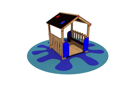 MAISONNETTE LUCY tranche d'âge 2 à 8 ans structure en pin du nord