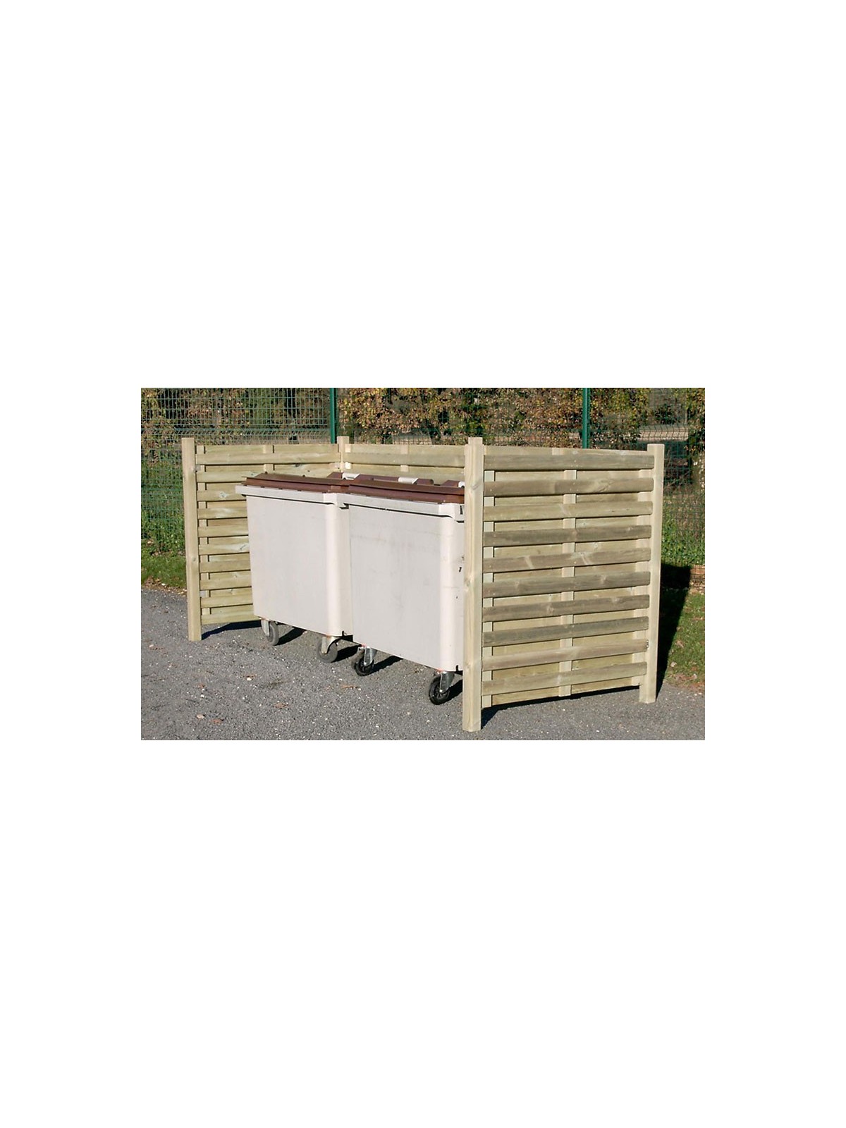 CACHE CONTENEUR DOUBLE BOIS
PANNEAU EN BOIS PIN POUR RESTAURANT CAMPING ET COMMERÇANT EN BOIS