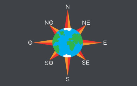 BOUSSOLE GLOBE TERRESTRE