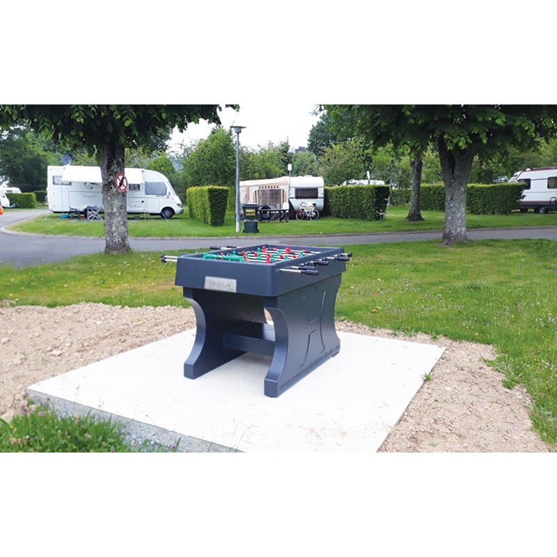 Table de ping-pong d'extérieur anthracite en béton - HeBlad