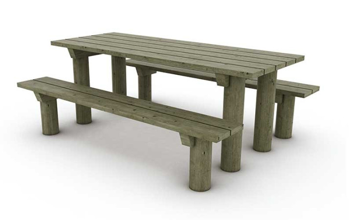 TABLE PIQUE NIQUE RECTANGULAIRE EN BOIS PICTAVE
TABLE EXTÉRIEURE POUR COLLECTIVITÉ
MOBILIER BOIS POUR PARC ET JARDIN PUBLIC
