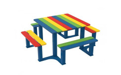 TABLE DE PIQUE NIQUE CAMILLE PRIMAIRE MULTICOLORE
TABLE DE PIQUE NIQUE ENFANT EXTÉRIEURE ÉCOLE OU PARC